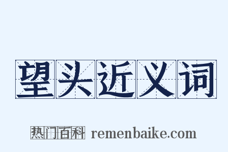 望头近义词是什么意思的图片